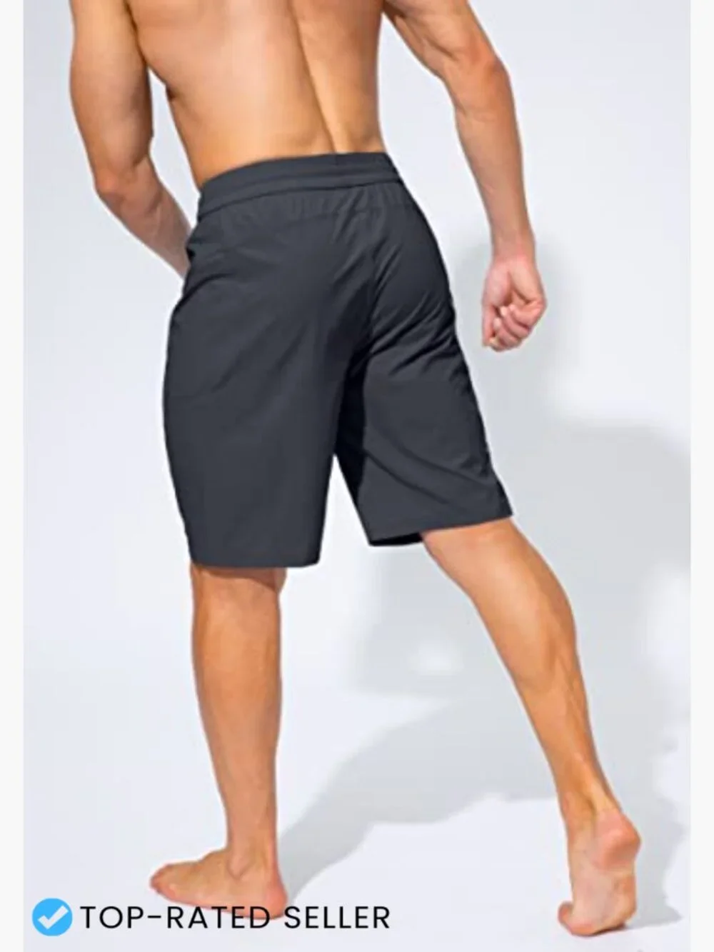 Men's Board Shorts Quick Dry Swim Trunks with Zipper Pockets UPF 50